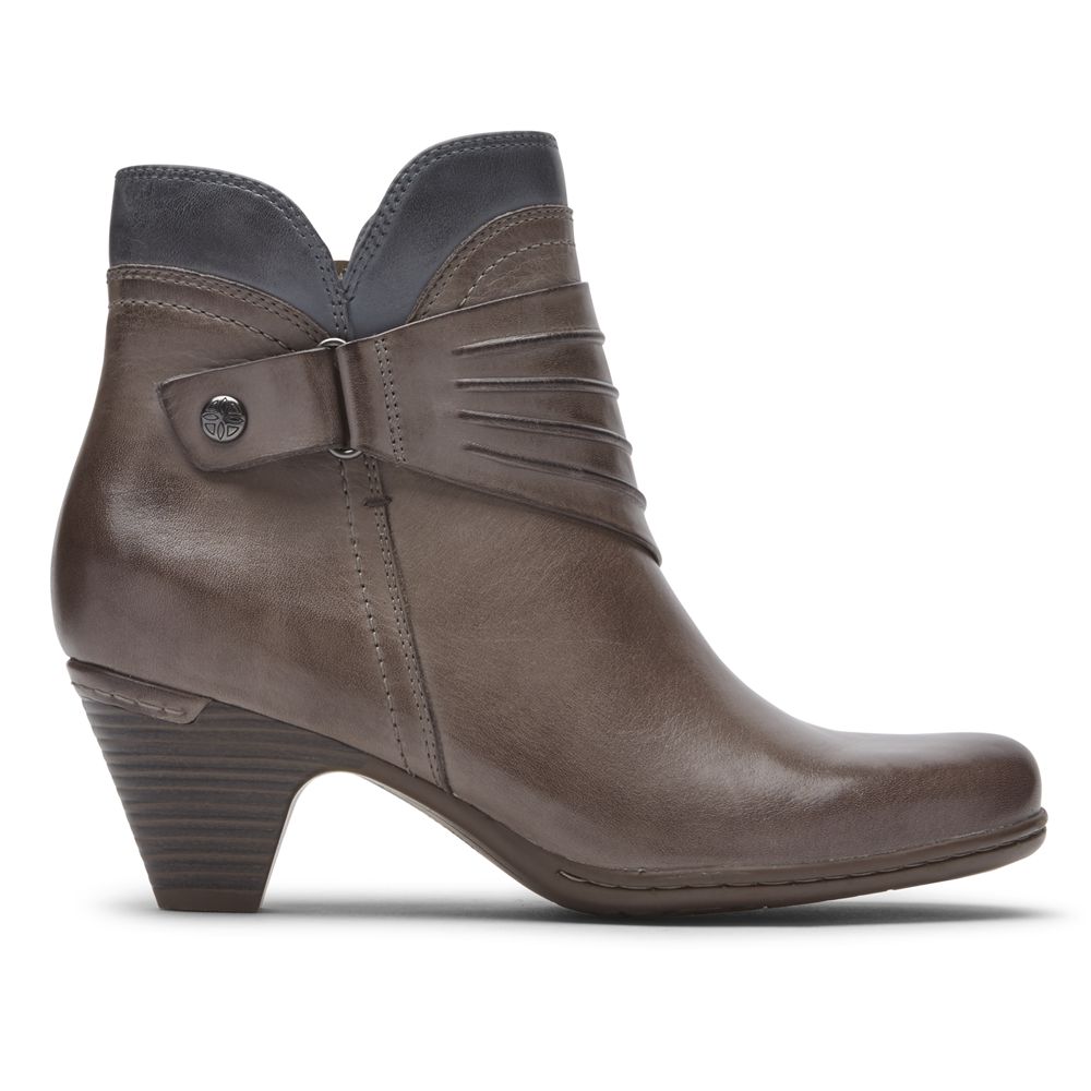 Rockport Cobb Hill Adaline - Womens Ankle Boots - Grey - NZ (NYJ-459873)